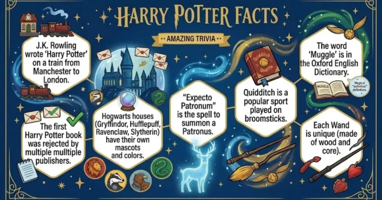 Harry Potter facts featuring the magical world of Hogwarts
