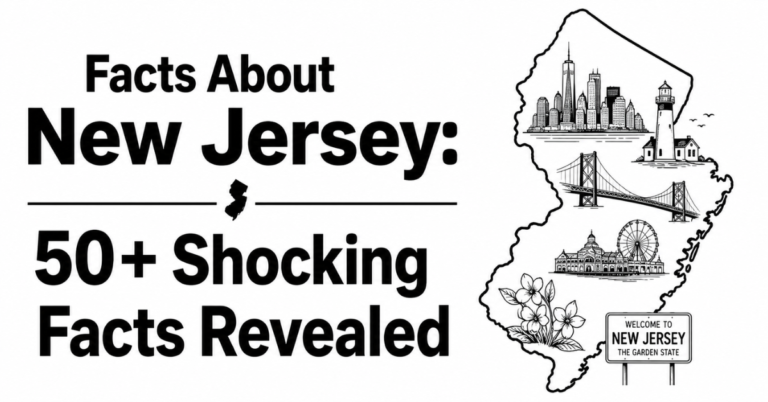 Facts About New Jersey: 50+ Shocking Facts Revealed with New Jersey map and landmarks